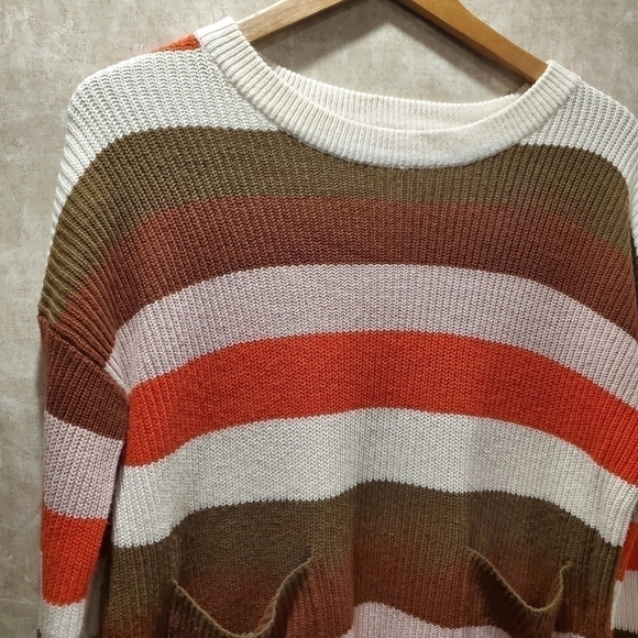 Madewell Patch Pocket Pullover Sweater in Walton Stripe - Picture 4 of 7